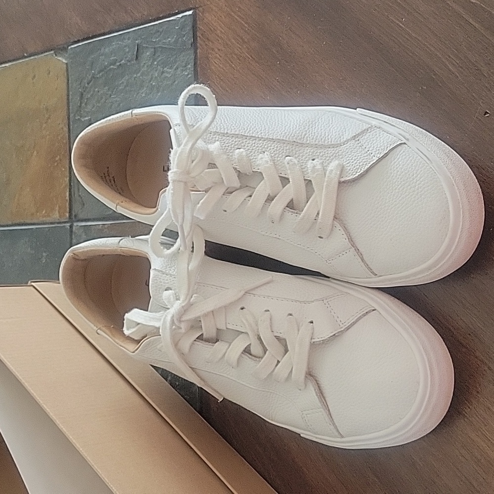 Lucky Brand Divahna Sneakers Leather 10M white